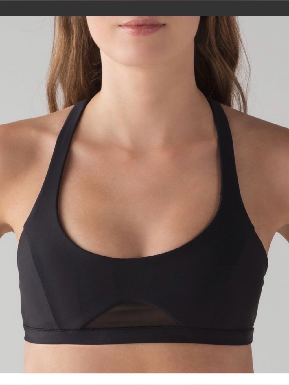 Lululemon Flow Rider Racerback Bikini Top, Black, Size 6